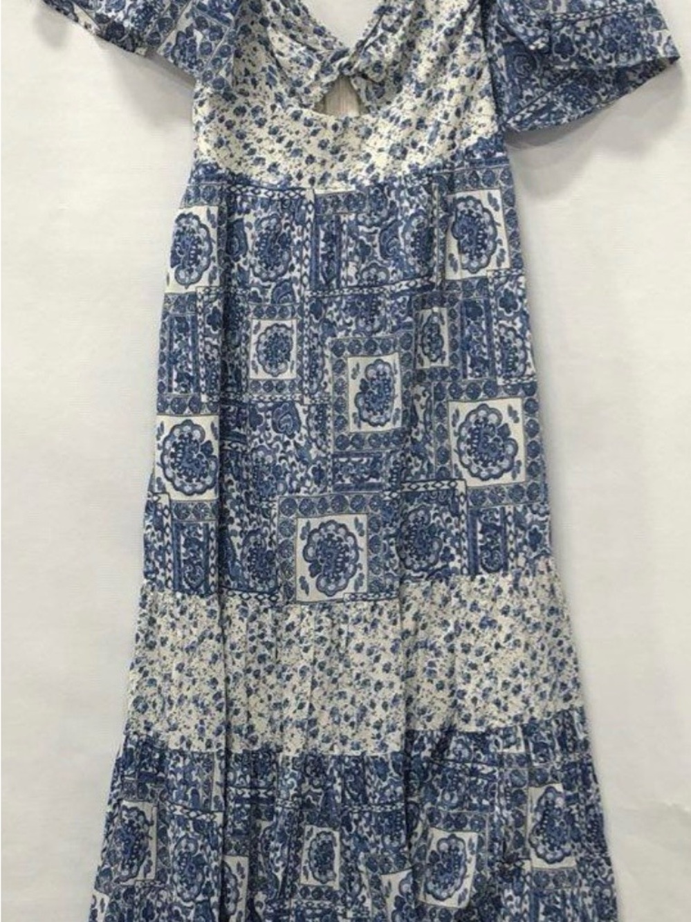 Abercrombie & Fitch Blue and White Dress